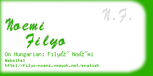 noemi filyo business card